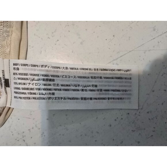 Abercrombie & Fitch Emerson Open-Back Maxi Dress Cream Floral M - Picture 9 of 9